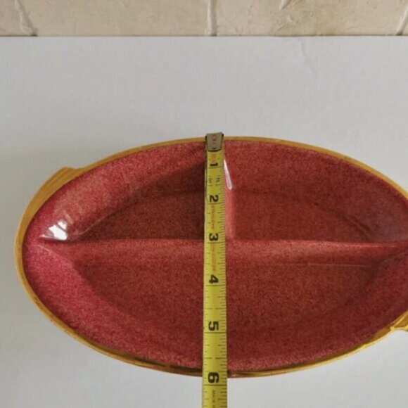 Royal Winton Grimwades Mottled Pink Vintage Divided Tray MCM Decor - Picture 9 of 9